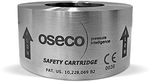 Berstscheibe von Oseco mit CE-Kennzeichnung