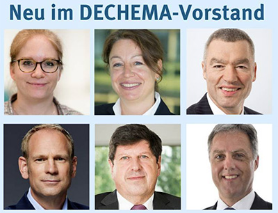 Sechs neue Mitglieder im Dechema-Vorstand