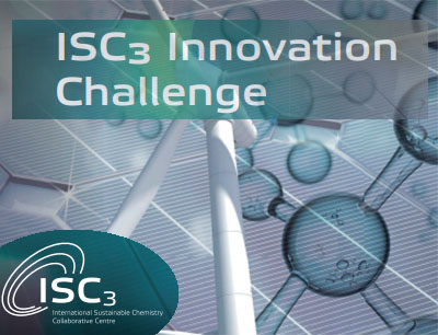 ISC3 Innovation Challenge mit Fokus auf Innovationen aus dem Bereich Erneuerbare Energien und Lösungen aus dem Bereich Nachhaltige Chemie