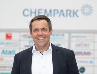 Chempark-Leiter Lars Friedrich präsentiert aussichtsreiche Kennzahlen rund um das Wirtschaftsjahr 2020