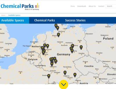 Neuer Internetauftritt der Chemieparks in Deutschland