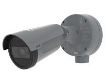 Bei der „AXIS P1468-XLE“ handelt es sich um eine robuste, schlag- und wetterfeste Bullet-Kamera, Bild: Axis Communications