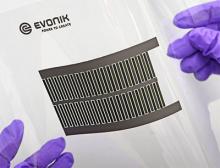 Druckbare Batteriematerialien von Evonik und elektrochrome Displays von Ynvisible werden kombiniert